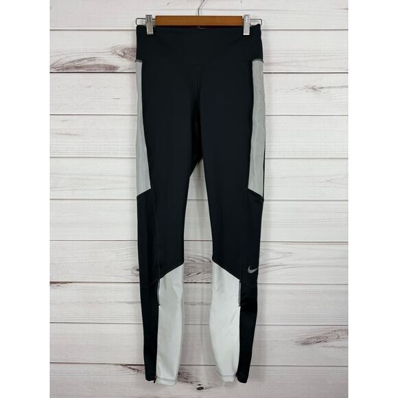 Nike Women Epic Luxe Run Flash Legging Pant CV2253 010 Black Size Small - Picture 2 of 9